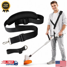 Universal Trimmer Shoulder Strap Harness Adjustable Padded Weed Eater Leaf Blowe