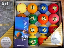 Super Aramith Pro TV Pro-Cup Duramith Tournament Ball Set w/ Box  Excellent Used
