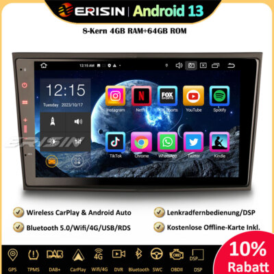 8'' 64G Android 13 Autoradio GPS Opel Corsa C/D Antara Zafira Astra Vectra Signum