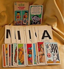 SESAME STREET CARDS SEE KNOW ALPHABET JIM HENSON MUPPETS WHITMAN 4586 1978 30.