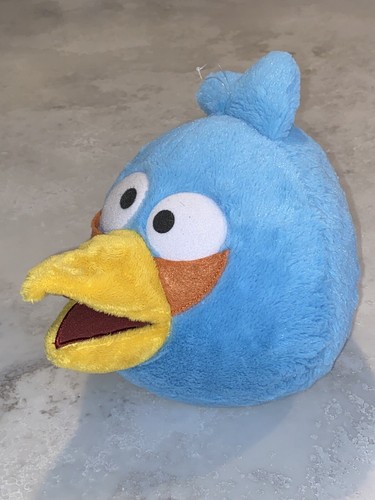 ANGRY BIRDS The Blues 6" Plush Soft Toy 2009/2016 ROVIO - Limited Edition - RARE - Picture 2 of 10