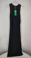 NWT Shein EZ Wear Bodycon Dress Size 4 Sleeveless Stretch Black Polyester Blend