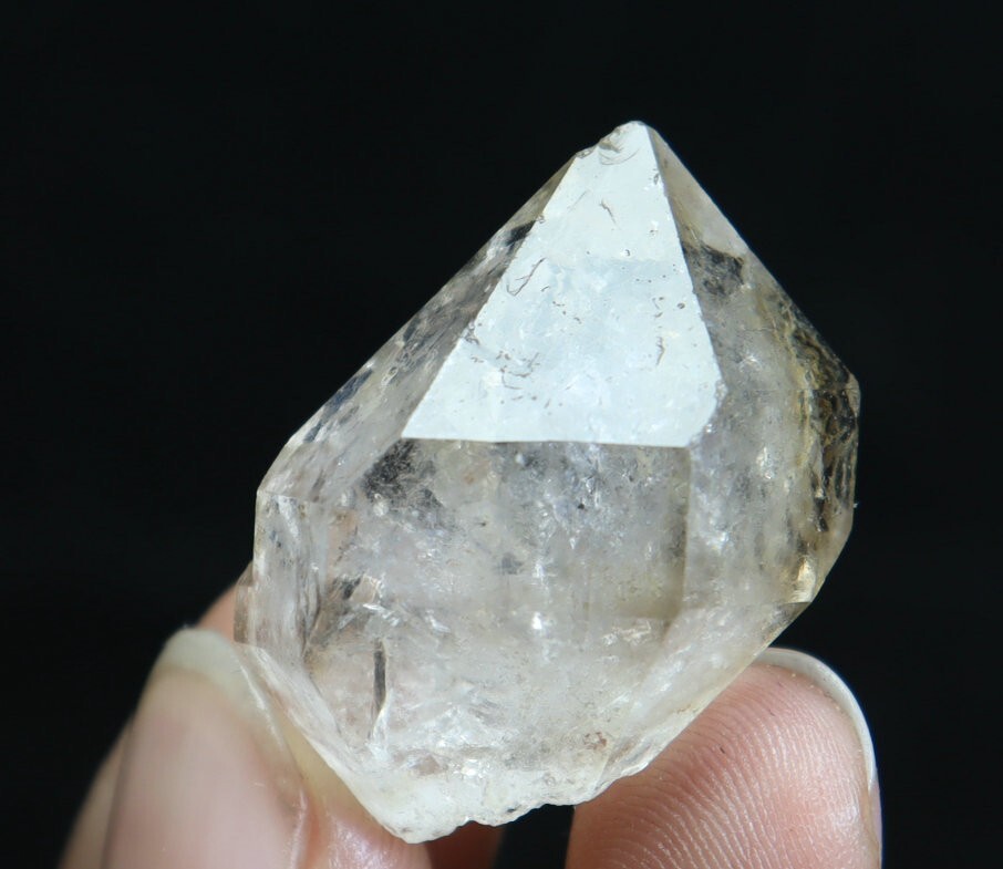 Natural Herkimer Diamond Quartz Crystal Stone Point Healing Mineral Specimen