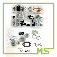 Set 92 in 1 con viti tendicatena, dadi clip per Stihl MS660 MS460 MS440