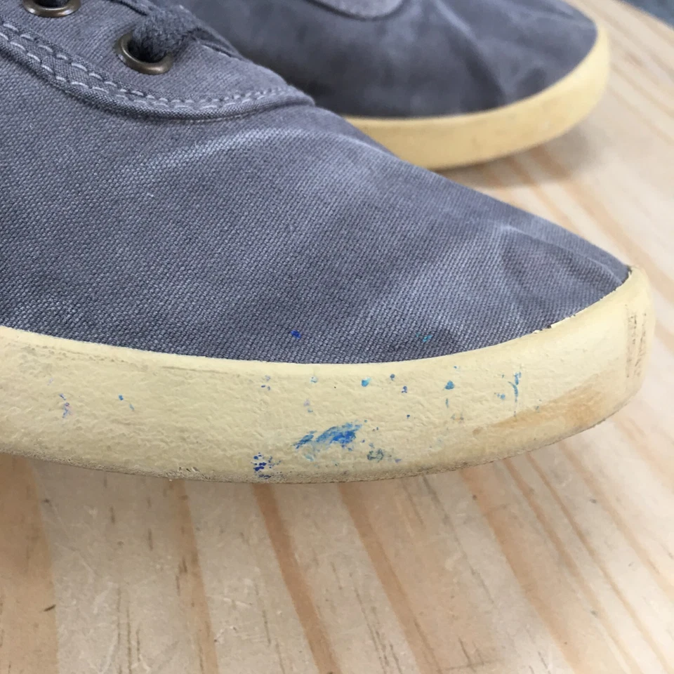 Natural World Zapatos Para Hombres 43 Basquet Gris Atlético Zapatilla Con Cordones Lona Parte Superior Baja Foto 4 de 4