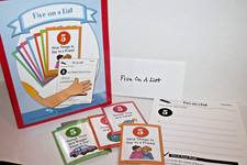 Evan-Moor Writing Center Activity "Five on a List" Grades 1-2 Language Arts