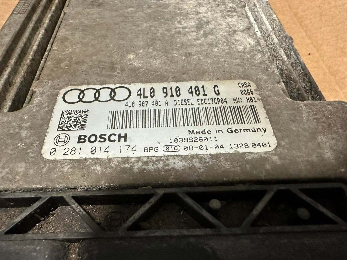 AUDI Q7 4L 3.0 TDI ENGINE CONTROL UNIT ECU 4L0910401G 4L0907401A