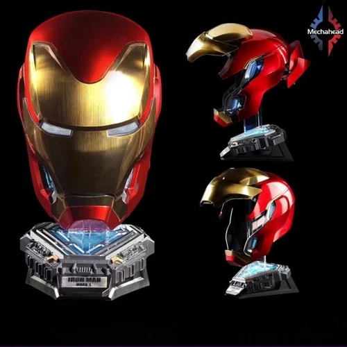 Friday Iron Man Mk50 Helmet 1/1 Wearable COS Remote Touch Voice Control Gift NEW - Picture 1 of 23