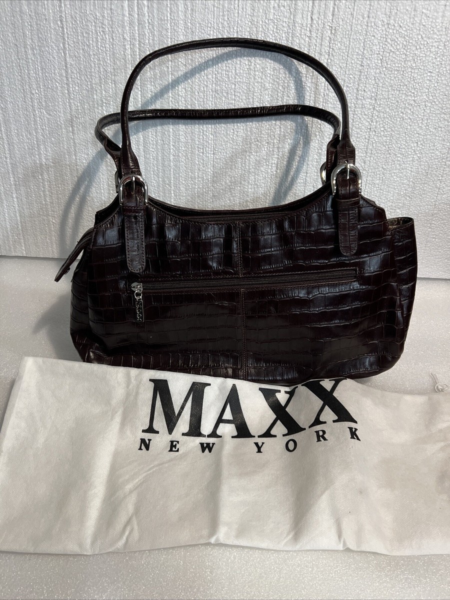 バッグ NOBRAND / LUXURY LEATHER BAG ECCO® Pinch Lock Wave Leather Crossbody Bag | Black
