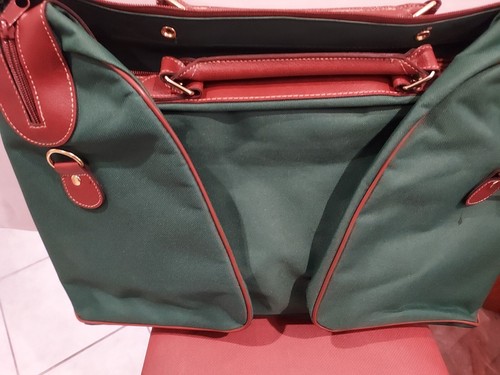 Bolso de fin de semana verde Polo Ralph Lauren Grand Traveler de colección con correa para el hombro 20x14 - Imagen 10 de 19