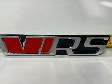 Original Skoda Kodiaq RS Schriftzug vorn Tuning Kühlergrill Emblem Logo