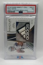 2018 Immaculate MIKE WHITE Rookie Gloves Brand Logos Patch 215 Adidas PSA 7 NM