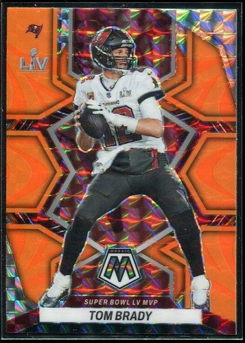 2022 Panini Mosaic Prizm Tom Brady #291 Orange Tampa Bay Buccaneers
