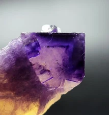 Multi-colored Fluorite Crystal -  Crystal Victory Mine, Hardin Co., Illinois