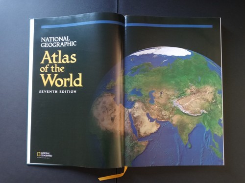 National Geographic Atlas of the World Seventh Edition Hardcover 1999 - Picture 2 of 11