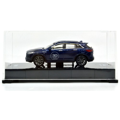 1/64 Nissan Infiniti QX50 30th Anniversary Alloy Diecast Car toy Model Gray/Blue - Picture 8 of 8