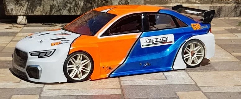 RC Body Sheel 1/5 Audi RS3 LMS for FG 530mm Wheelbase 1.5mm Thk Clear - Image 2 of 4