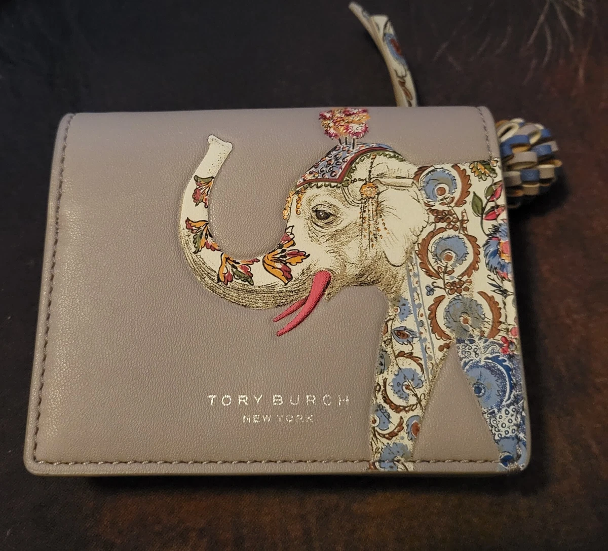 Tory Burch elephant wallet