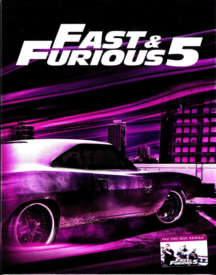 NEW Fast and Furious 5 Five Full Slip SteelBook Blu-ray (2011) FilmArena FAC - Image 2 of 4