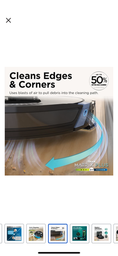 Shark - Matrix Plus 2-in-1 Robot Vacuum & Mop with Sonic Mopping - Picture 10 of 18