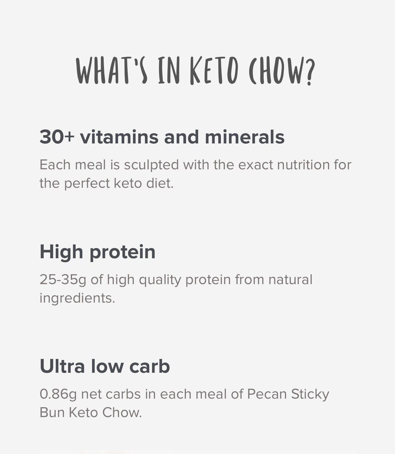 Keto Chow Meal Replacement Shakes eBay