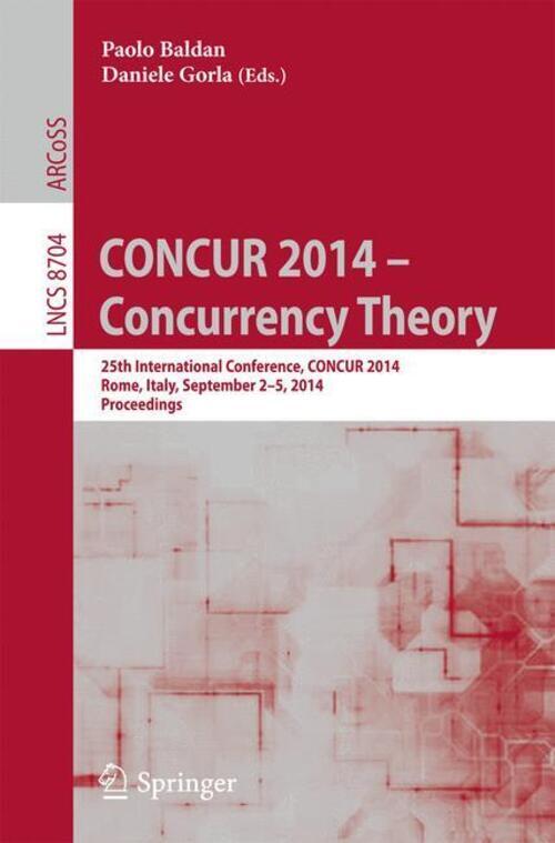 Thumbnail - Paolo Baldan | Concur 2014 ¿ Concurrency Theory | Taschenbuch |