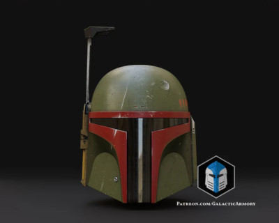 Starwars Boba Fett Helm 3D gedruckt RAW/FINISHED