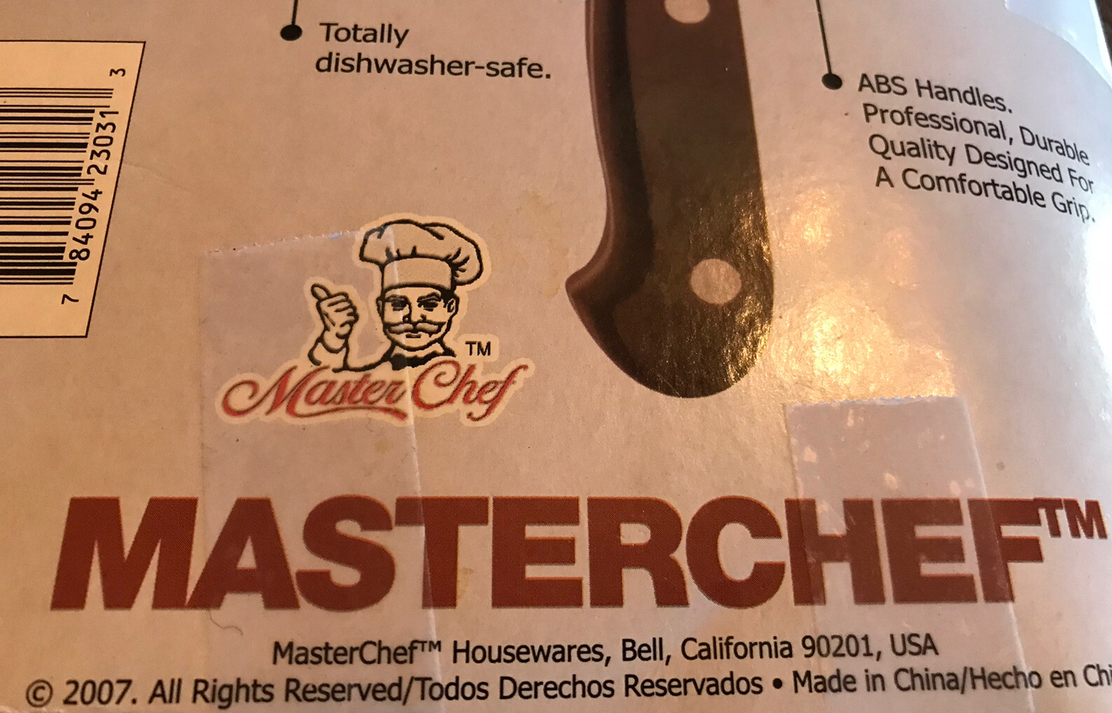 Masterchef DuraCut Stainless Steel Santoku Knives with ABS Handles