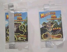General Mills 2005 Madagascar 3D Buildables Cards Set of 2