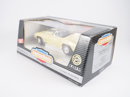 American Muscle 1967 Corvette L-71 Ertl Gelb - Bild 2 von 11