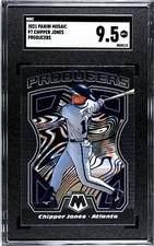 2021 Panini Mosaic P7 Chipper Jones Producers SGC 9.5 MINT+