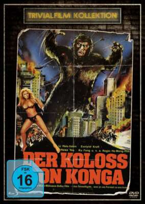 Trivialfilm Collection THE COLOSSUS OF KONGA Limited Edition BLU-RAY + DVD NEW