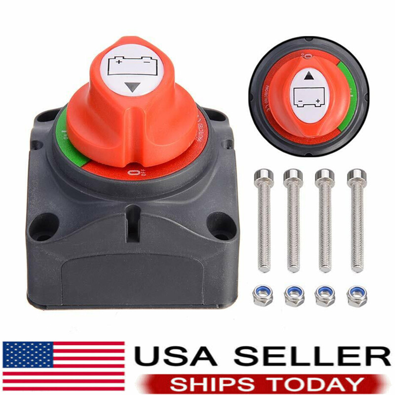 Battery Disconnect Switch – 275-1250A Cut Off For Marine Boat RV Camper 12-48V