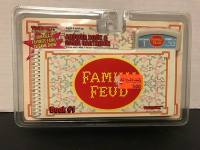 Tiger Electronics Family Feud #1 Answer Book with Cartridge