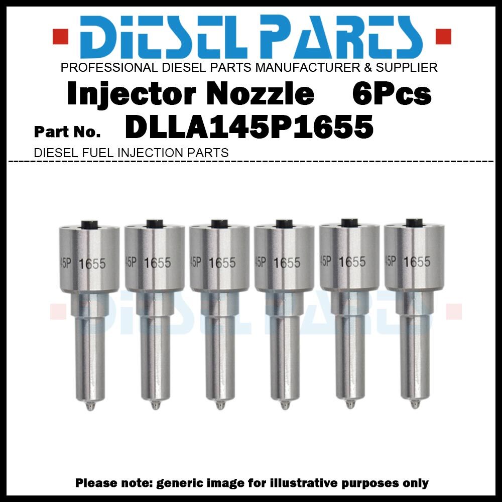 6x Fuel Injector Nozzle DLLA145P1655 for JAC HOWO WEICHAI