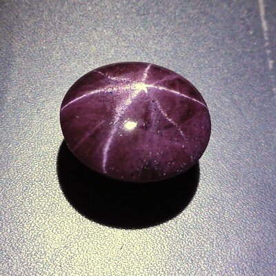 73 Ct 29x26x8 MM Natural 6-Ray Star Purple Red Color Garnet Star Oval Cabochon