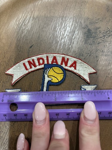Toppa ricamata vintage Indiana Pacers basket NBA ferro su - Foto 4 di 6