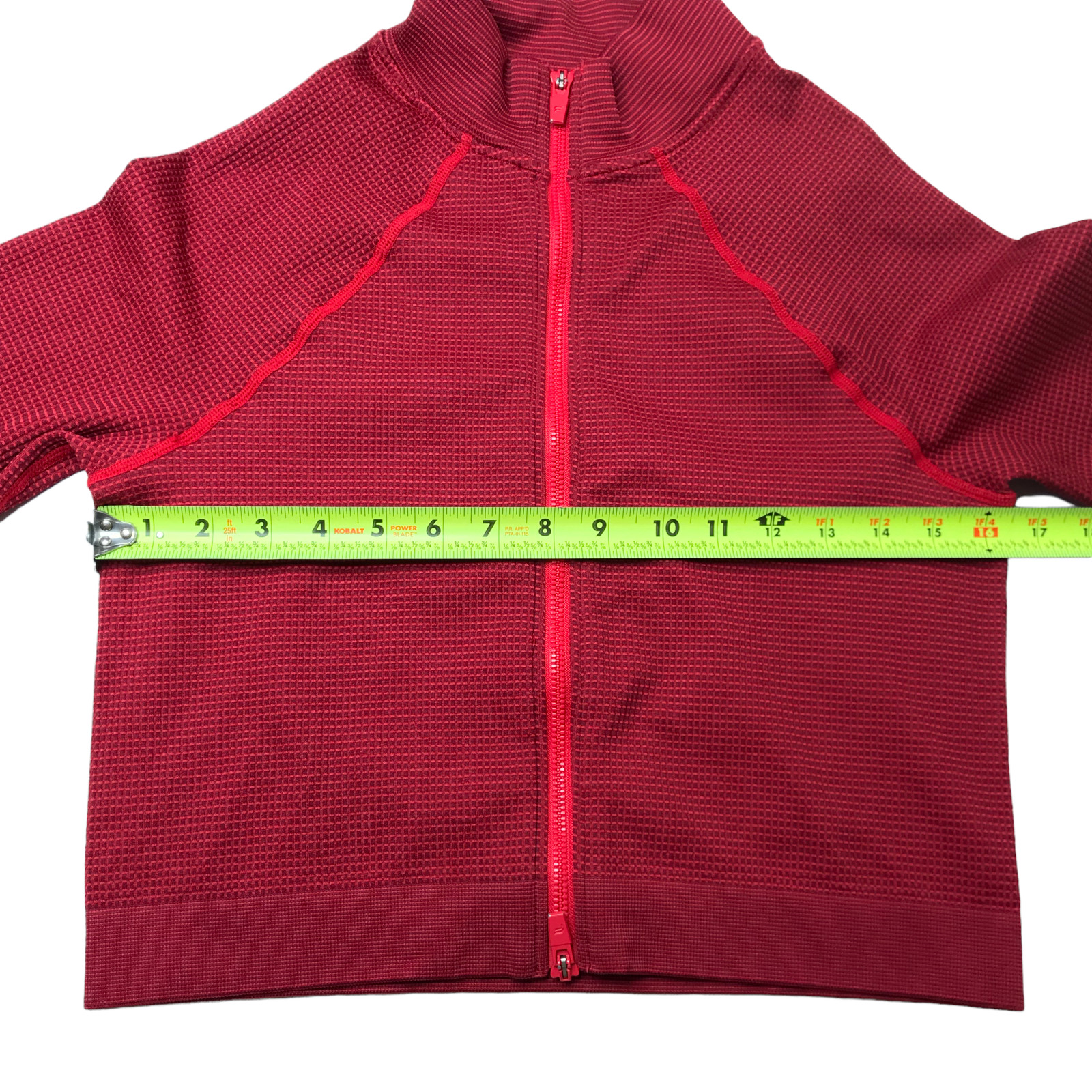 FABLETICS Full Zip Crop Top Jacket Pullover Orang… - image 7