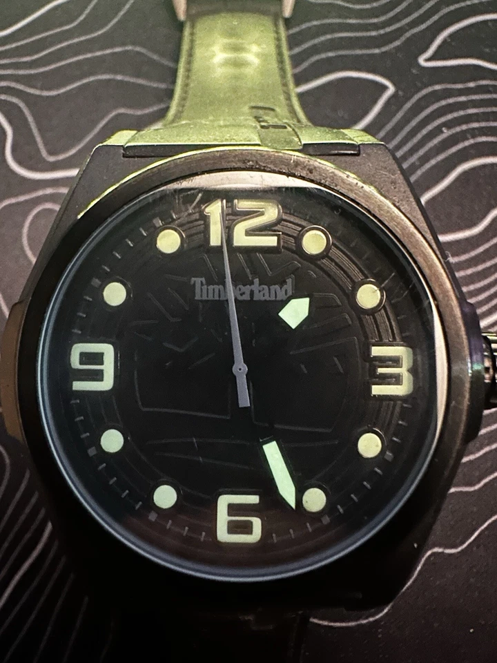 Reloj Timberland Radler para hombre con esfera negra correa de silicona Foto 4 de 4