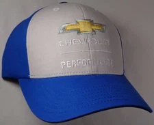 Hat Cap Licensed Chevrolet Chevy Performance Blue Grey CF