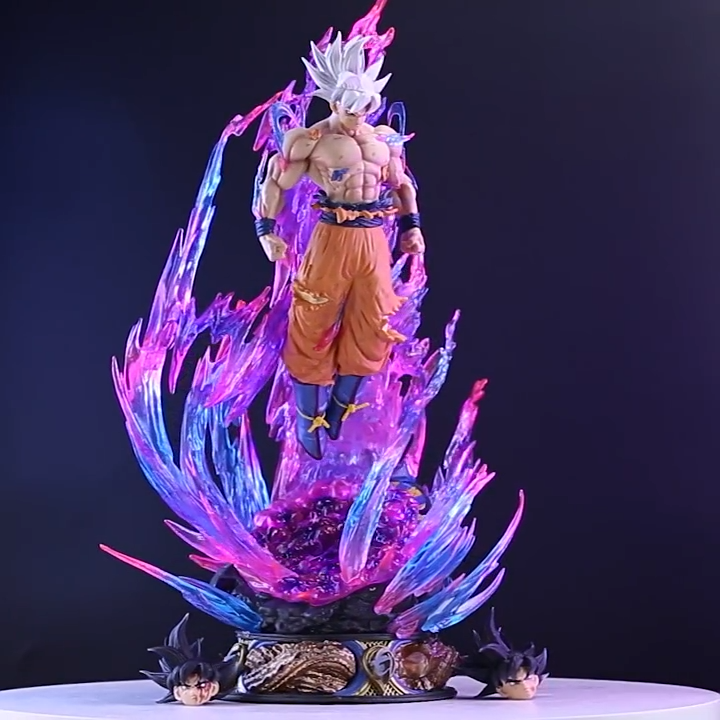 Dragon Ball Figure Model Son Goku Statue Awaken w/ LED Light Collect 15