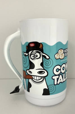 COW TALES Tumbler Mug Cup Candy Goetze s Caramel Cow Tail Handle Retail Display