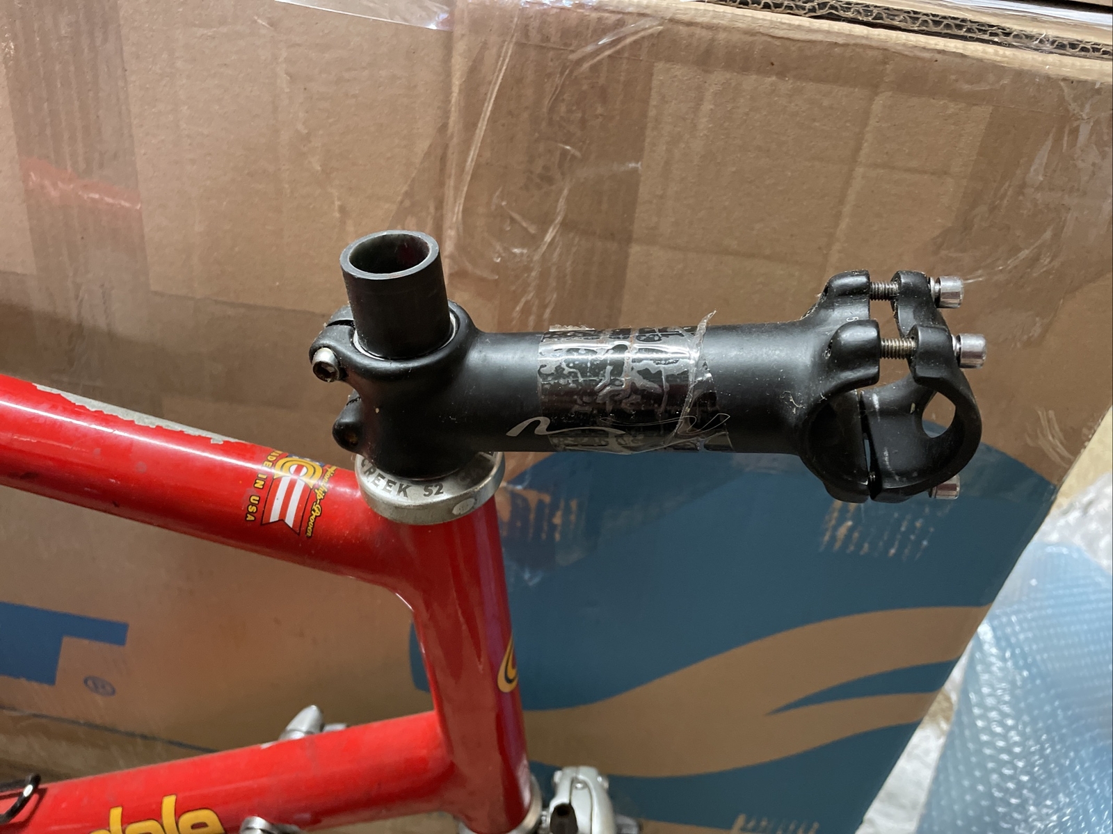 Vintage Cannondale CAD3 XL Road Bike Frame USA Aluminum Mango Red