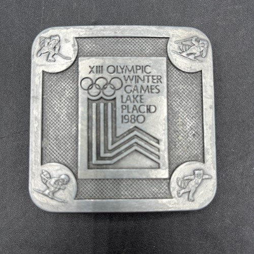 Boucle De Ceinture – Jeux Olympiques Lake Placid 1980 – True Distance – Neuve