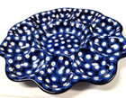Polish pottery stoneware Boleslawiec egg dish — photo 2