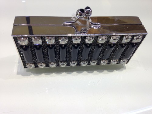 POCHETTE RETTANGOLARE DA CERIMONIA CON SWAROVSKI (PIBO0009) | eBay