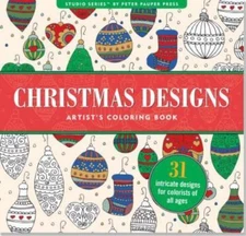 Christmas Designs Artist's Adult Coloring Book (Studio), Peter Pauper Press, Goo