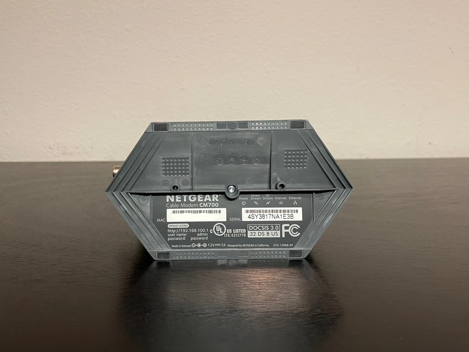 USED - NETGEAR CM700 Cable Modem, DOCSIS 3.0 W/ Power Cord - Image 2 of 4