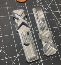 2 Pcs Ls Side Fender Rear Lid Boot Emblem Badge For Chevy Camaro Lsx Ls-x