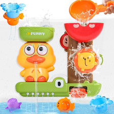 Interactive Baby Bath Toys with Stacking Cups for Toddlers 12 Months